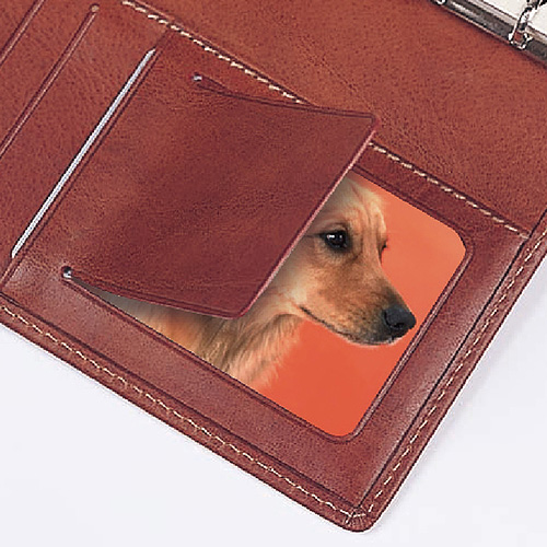 システム手帳/ダ・ヴィンチ / オイルレザー バイブル 15mm ブラック