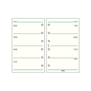 NB-R-DPR204 ポケット 日付なしフリーウィークリーA(30枚)   