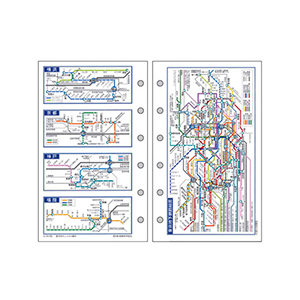 NB-R-DPR257 ポケット 地下鉄路線図   