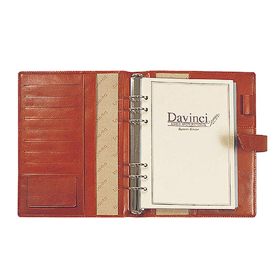 システム手帳/ダ・ヴィンチ / スーパーロイスレザー A5 25mm ブラウン