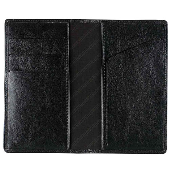 差込手帳 / グロワール コンパクト 牛皮(スーパーロイス) ブラック