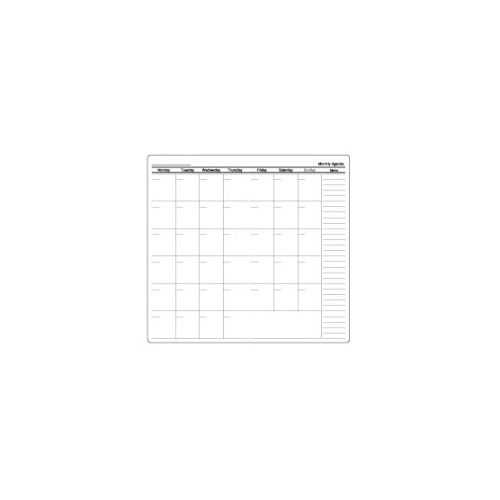 差込手帳リフィル / グロワール コンパクト フリー月間ブロック式 36ページ