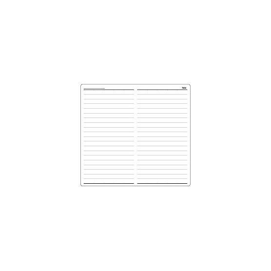 差込手帳リフィル / グロワール コンパクト 横罫ノート6mm罫 36ページ