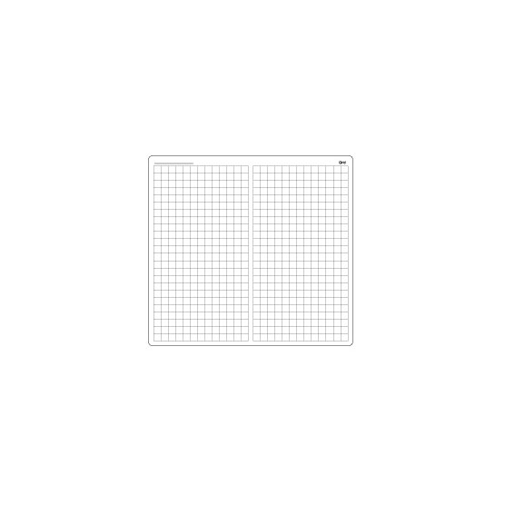 差込手帳リフィル / グロワール コンパクト 方眼ノード5mm方眼罫 36ページ