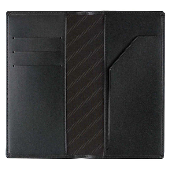 差込手帳 / グロワール スタンダード 合皮 ブラック