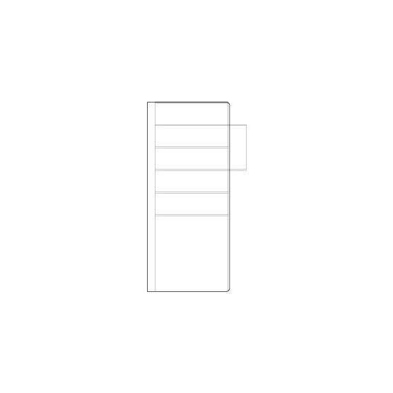 差込手帳リフィル / グロワール スタンダード ペン差付カードホルダー 36ページ