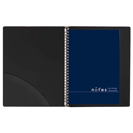 バインダー / nofes B5 26穴 リザードピンク