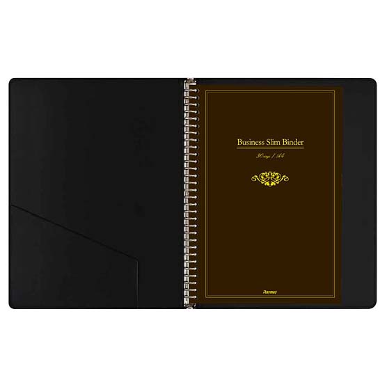 バインダー / ビジネススリムバインダー A4 30穴 ブラック