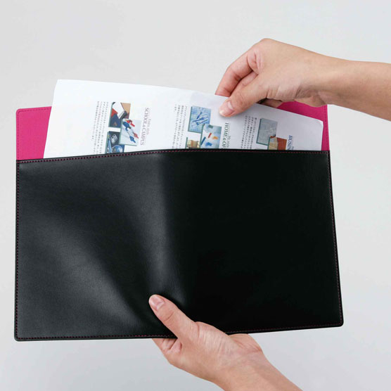 システム手帳/保管用バインダー / A5 リフィルファイル 15mm ピンク 2冊組